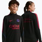 Детски футболен суитшърт Nike Paris Saint-Germain Strike Dri-Fit Soccer Knit Drill Top black/global red/global red