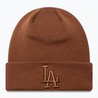 Зимна шапка New Era Essential Los Angeles Dodgers dark auburn/dark autumn