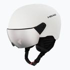 Детска скиорска каска HEAD Yuki Visor Jr marshmallow/silver/red