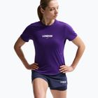 Дамска тениска за бягане Nike Swift London Dri-Fit court purple