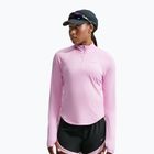 Дамски суитшърт за бягане Nike Tempo Dri-Fit 1/4 Zip pink rise