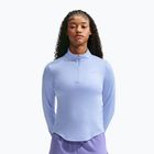 Дамски суитшърт за бягане Nike Swift Dri-FIT UV 1/4-Zip aluminum
