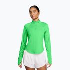 Дамска блуза за бягане с дълъг ръкав Nike Tempo Swoosh Run Dri-Fit 1/4-Zip illusion green/white