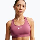 Спортен сутиен Nike Swoosh pink smoke/white