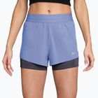 Дамски шорти за бягане Nike Swift Mid-Rise 2in1 aluminum/royal tint