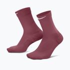 Чорапи Nike Run Midweight Crew pink smoke/pink rise/white