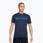 Мъжка тениска за бягане Nike Dri-Fit Running T-Shirt midnight navy/light current blue