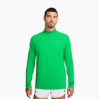 Мъжки суитшърт за бягане Nike Stride 1/4 Zip Dri-Fit green spark