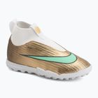 Детски футболни обувки Nike Jr. Mercurial Superfly 11 Academy "Kylian Mbappé" metallic gold/green glow