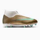 Детски футболни обувки Nike Jr. Mercurial Superfly 11 Academy "Kylian Mbappé" metallic gold/green glow