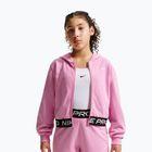 Детски суитшърт Nike Pro Fleece pink rise/pink rise/black/white