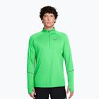 Мъжки суитшърт за бягане Nike Miler Dri-Fit UV 1/2 Zip illusion green