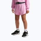 Детски къси панталони/шорти Nike Pro Fleece pink rise/pink rise/black/white