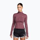 Дамски суитшърт за бягане Nike Swift Dri-Fit Full Zip pink smoke