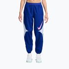 Дамски панталони Nike Swoosh Dri-Fit old royal/football grey/pink rise