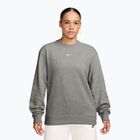 Дамски суитшърт Nike Studio Fleece Lightweight dark grey heather/sail