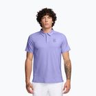 Мъжка тениска за тенис Nike Court Advantage purple pulse/gridiron