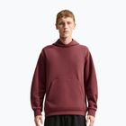 Мъжки суитшърт за тренировка Nike 24.7 ImpossiblySoft Light Boulder/Black/Burgundy Crush