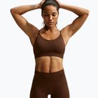 Дамски шорти Nike Pro Seamless High-Waisted Biker 5" cacao wow