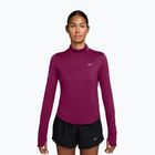 Дамски суитшърт за бягане Nike Swift Dri-FIT UV 1/4-Zip true berry