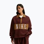 Дамски суитшърт Nike Studio Fleece Medium Weight mystic dates/light british tan/sail
