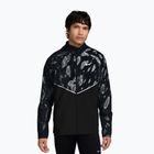 Мъжко яке за бягане Nike Miler Repel UV Printed black/black