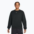 Дамски суитшърт Nike Studio Fleece total black/sail