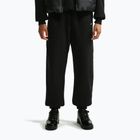 Дамски панталони Nike Studio Fleece Medium Weight total black/sail