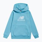 Детски суитшърт New Balance BB Stacked Logo Hoodie taffy blue