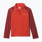 Детски поларен суитшърт Columbia Glacial Half Zip super sonic/red oxide