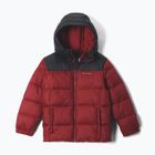 Детско ватирано яке Columbia Puffect Hooded Red Oxide/Black