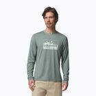Мъжка блуза с дълъг ръкав  Columbia Parsons Point LS Graphic Tee sedona sage heather framed peakscape