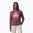Дамска блуза с дълъг ръкав Columbia Parsons Point LS Graphic Tee antique mauve heather/all terrain