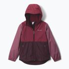 Детско яке за дъжд Columbia Rainy Trails III Fleece Lined moonvista/rich wine/antique mauve