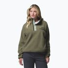 Дамски поларен суитшърт Columbia Helvetia II Cropped Half Snap Fleece stone green/safari
