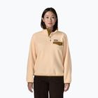 Дамски поларен суитшърт Patagonia Lightweight Synchilla Snap-T Pullover natural