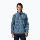 Мъжки поларен суитшърт Patagonia Lightweight Synchilla Snap-T Pullover deep freeze: forge grey