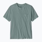 Мъжка тениска Patagonia Daily Pocket Tee blue sage