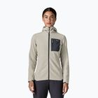 Дамски поларен суитшърт Patagonia R1 Air Full-Zip Hoody birch white