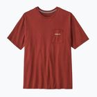 Мъжка тениска Patagonia Boardshort Logo Pocket Responsibili rusty red