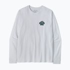 Мъжка блуза с дълъг ръкав  Patagonia Great Waves Responsibili-Tee LS fiber white