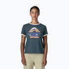 Дамска тениска Patagonia Great Waves Ringer Tee summit blue