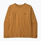 Дамска блуза с дълъг ръкав Patagonia P-6 Logo Responsibili-Tee LS dried mango