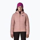 Дамско пухено яке Patagonia Down Sweater Hoody moonrise taupe