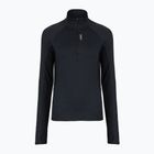 Дамски суитшърт за бягане HOKA Skyform Half Zip black heather