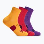 Чорапи HOKA Quarter Run Sock 3-Pack egg yolk/cerise/virtual violet