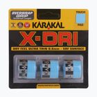 Обвивка за ракета за скуош Karakal X-Dri Grip 3 бр. синя.