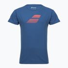 Мъжка тениска Babolat Exercise Big Flag dark blue