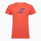 Мъжка тениска Babolat Exercise Big Flag hot coral