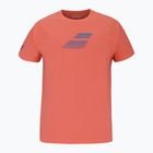 Мъжка тениска Babolat Exercise Big Flag hot coral